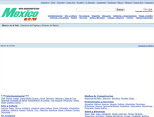 Tablet Screenshot of mexicoenlared.com